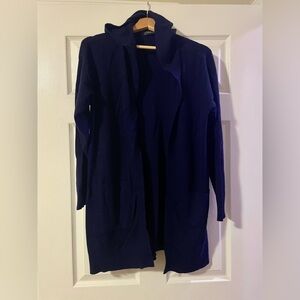 Merokeety Long Sleeve Open Front Hood Cardigan